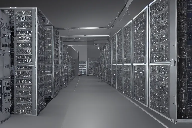 Image similar to the eniac if it was built in 2 0 2 2, 4 k, hd, concept art