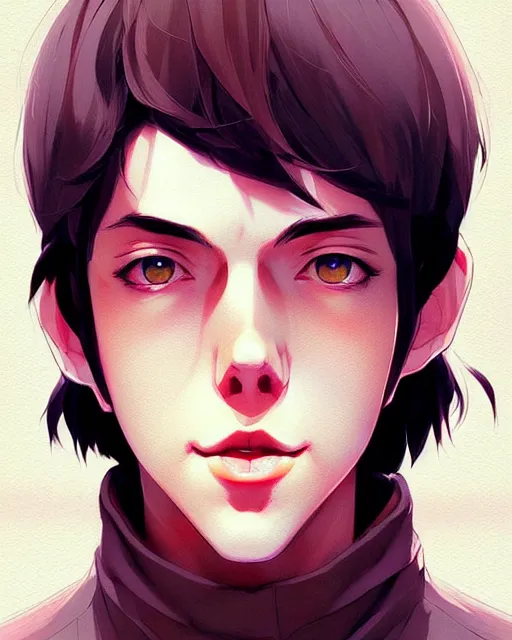 Image similar to pete davidson, portrait shinkai makoto studio ghibli studio key hideaki anno sakimichan stanley artgerm lau rossdraws james jean marc simonetti elegant highly detailed digital painting artstation pixiv