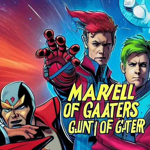 Prompt: marvel presents guardians of the gutter