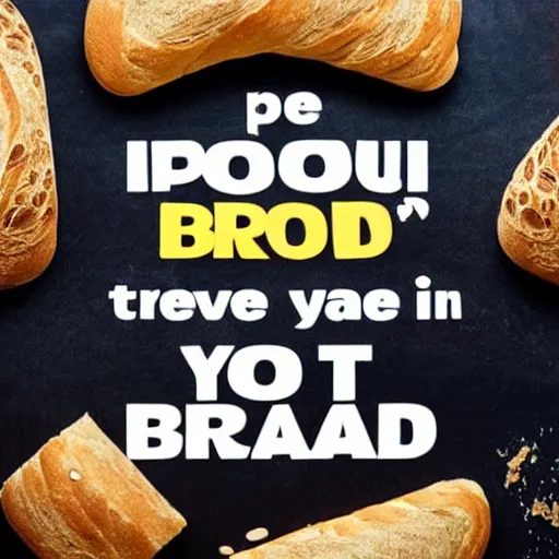 Prompt: Prove you are bread