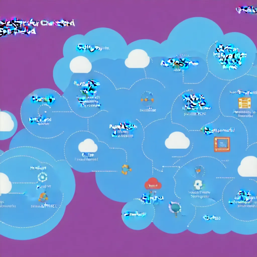 Prompt: Kubernetes cluster deployed to a secure public cloud service, presented at keynote by CEO, trending on Artstation, by Visual Capitalist