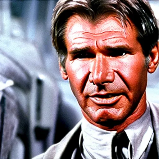 Prompt: Harrison Ford staring in 'Its a Wonderful Life'