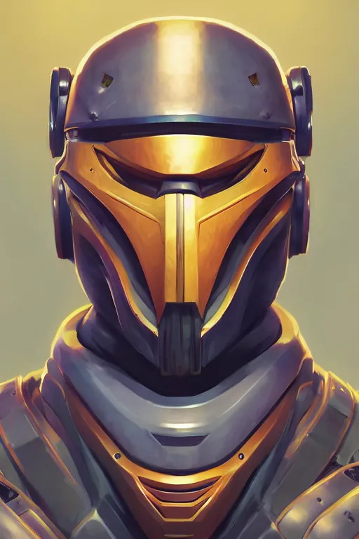 Image similar to epic mask helmet robot ninja portrait stylized as fornite style game design fanart by concept artist gervasio canda, behance hd by jesper ejsing, by rhads, makoto shinkai and lois van baarle, ilya kuvshinov, rossdraws global illumination radiating a glowing aura global illumination ray tracing hdr render in unreal engine 5