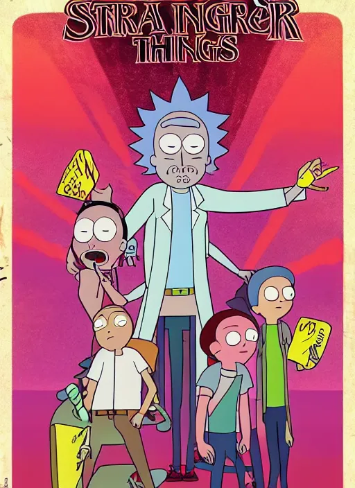 Rick and Morty x Stranger Things  Rick and morty characters, Rick and morty  poster, Rick and morty crossover