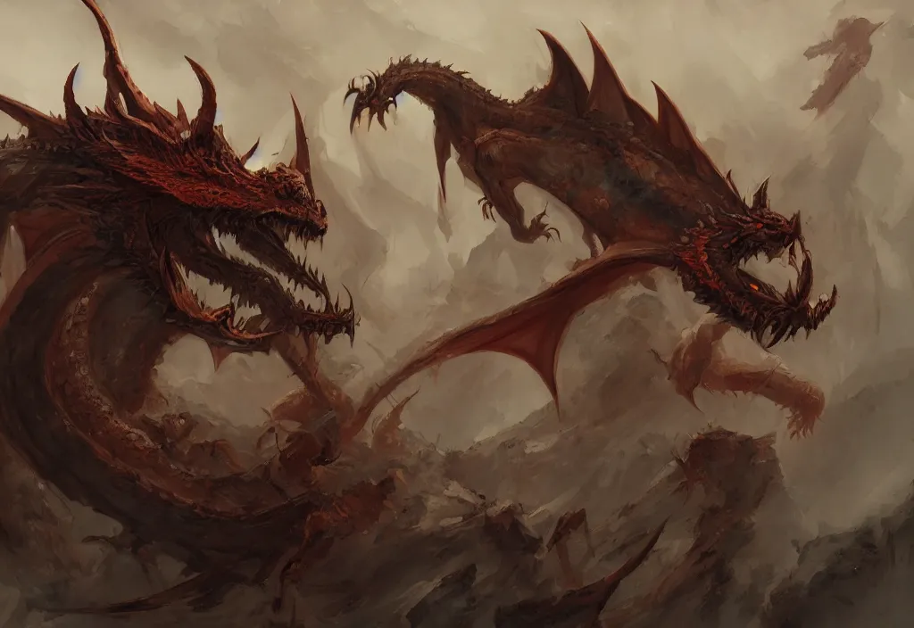 Image similar to a dragon by bayard wu,