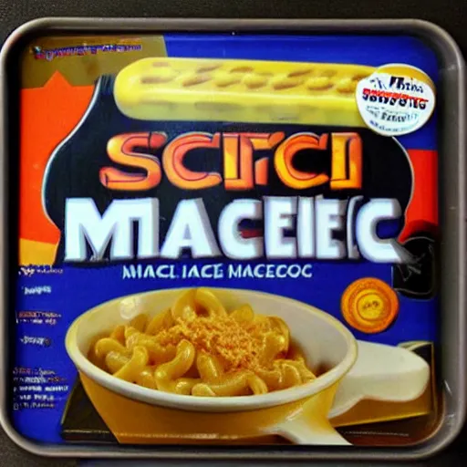 Image similar to sci-fi mac n' cheese.