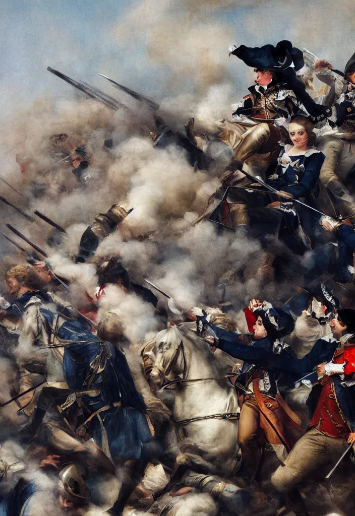 Image similar to close up portrait photograph fashion editorial french revolution storming of the Bastille. hyperrealistic. detailed. depth of field. high definition. 8k. photography.