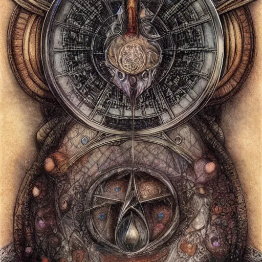 Image similar to detailed and sharp cancer artwork, mystic style, detailed, 8 k, detailed, symmetrical, by brian froud