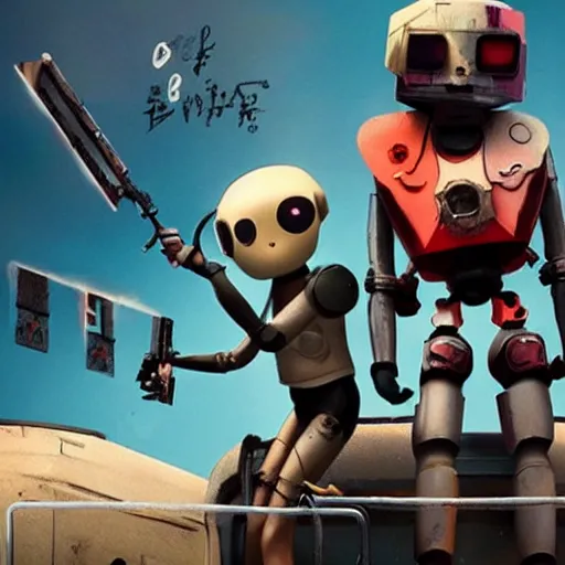 Image similar to Love, Death and Robots