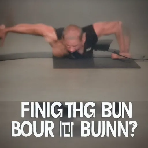 Prompt: feeling the burn