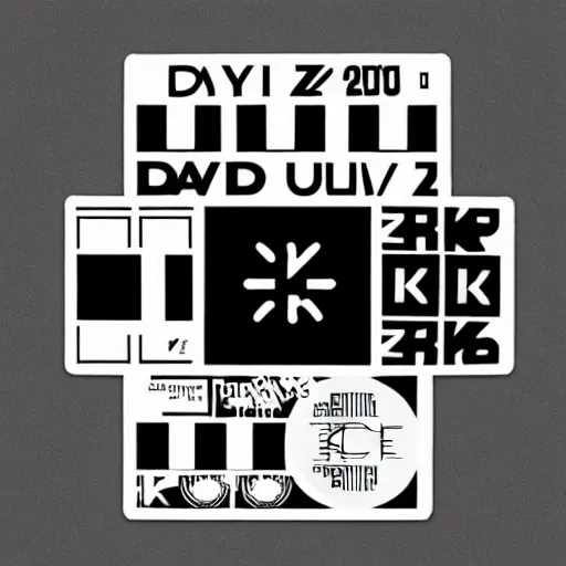 Prompt: black on white graphic design stickers in style of david rudnick, eric hu, acid, y 2 k, brutalism