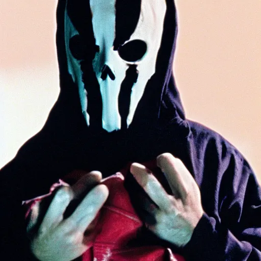 Image similar to Ghostface from the movie Scream