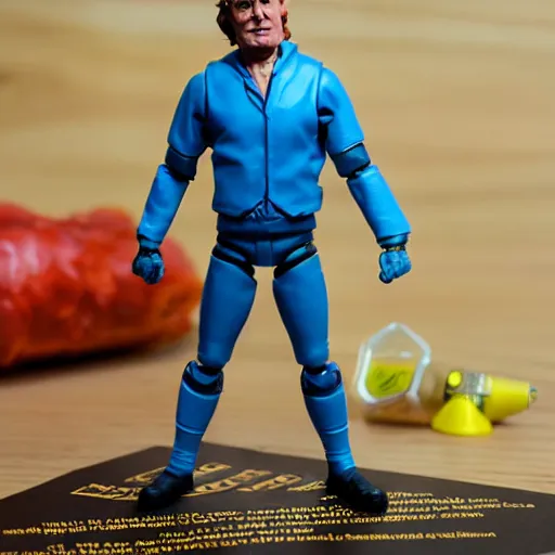 Image similar to isaac newton, fallout 7 6, stop motion vinyl action figure, plastic, toy, butcher billy style