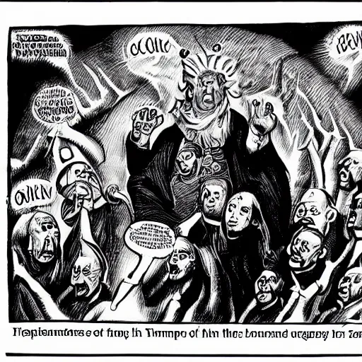 Prompt: trump in the book of revelations