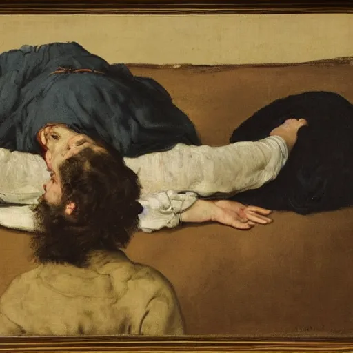 Image similar to This show of several dozen pictures, which includes stylish loans from major museums, makes a good case for generally reconsidering the work. Courbet, it should be remembered, belonged to the first generation of artists who had to operate in what we now consider the modern art market!