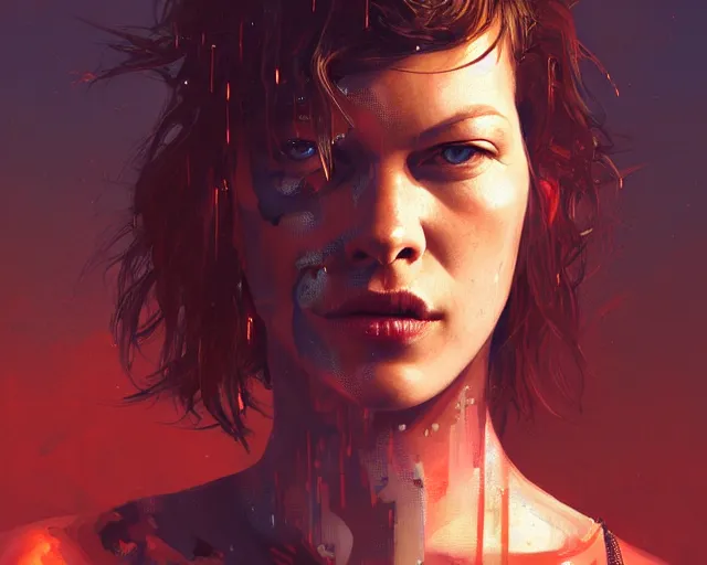 Prompt: highly detailed portrait of milla jovovich, in 2 8 days later, stephen bliss, unreal engine, fantasy art by greg rutkowski, loish, rhads, ferdinand knab, makoto shinkai and lois van baarle, ilya kuvshinov, rossdraws, tom bagshaw, global illumination, radiant light, detailed and intricate environment