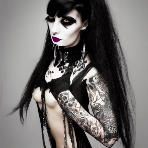 Image similar to goth woman