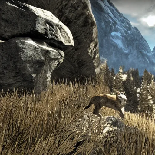 Image similar to mountain lion in skyrim mod