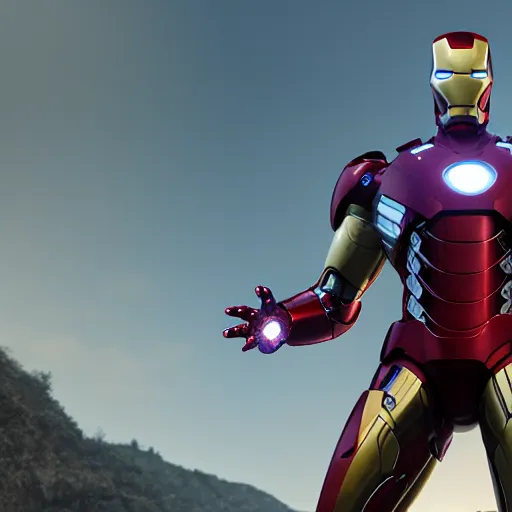 Image similar to iron man, 8 k uhd, unreal engine, reflected chrome, octane render in the artstyle of craig mallismo, unreal engine 5, highly detailed face, true anatomy!, extremely detailed!, fishnets, dystopian, details visible, octane render, photography