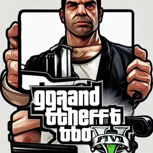 Prompt: Grand Theft Auto 6 logo