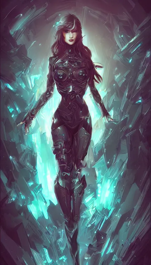 Image similar to techno artwork, by ross tran