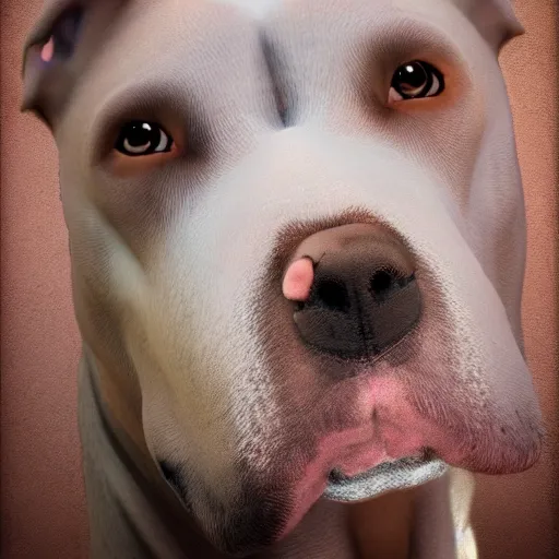 Image similar to pitbull dog drinks whiskey, real life, realistic, detailed, 4 k,