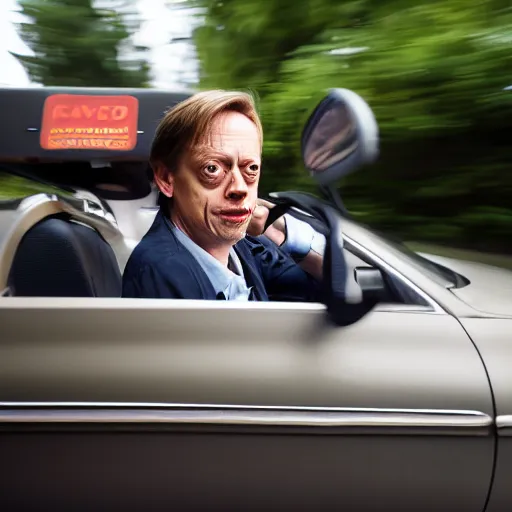 steve buscemi driving a sausage car canon eos r 3 f Stable