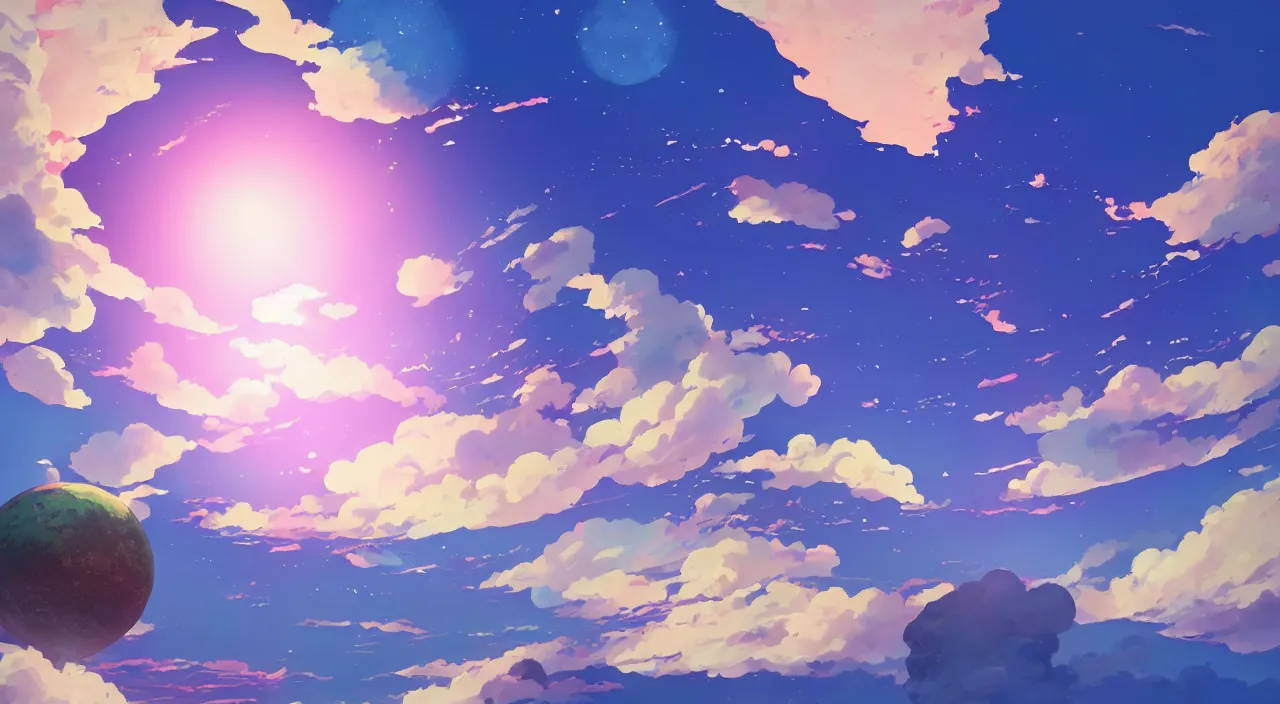 beautiful anime Interstellar by makoto shinkai, 8k