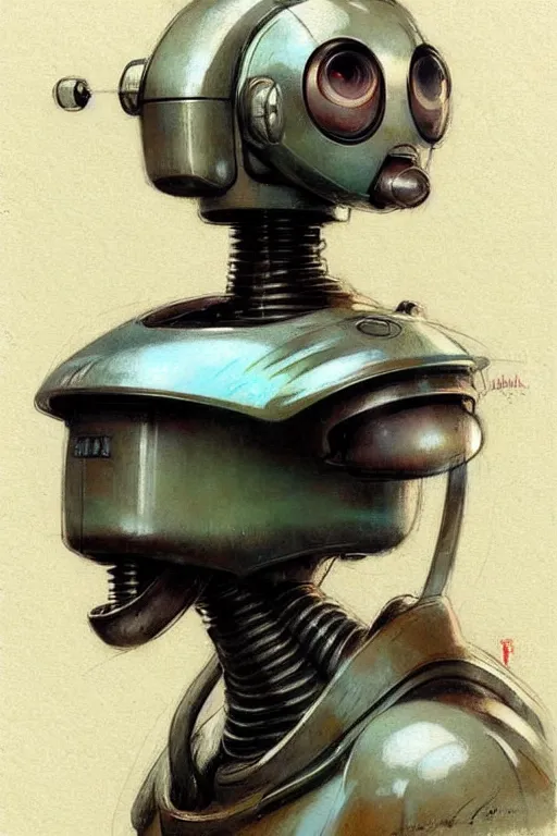 Prompt: ( ( ( ( ( 1 9 5 0 s retro future robot android animal. muted colors. ) ) ) ) ) by jean - baptiste monge!!!!!!!!!!!!!!!!!!!!!!!!!!!!!!