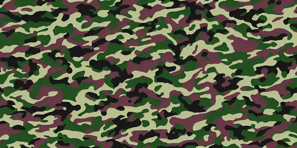 Prompt: ancient dragon camo pattern