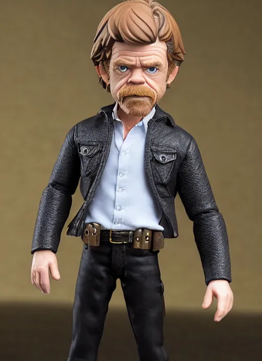 Prompt: william h. macy, an nendoroid of william h. macy figurine, realistic face, detailed product photo