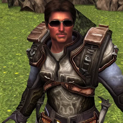 Prompt: Tom Cruise in World of Warcraft, very detailed