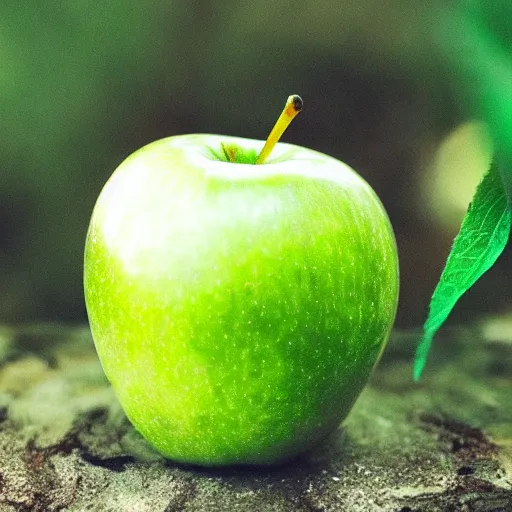 Image similar to a beautiful photo of a green apple