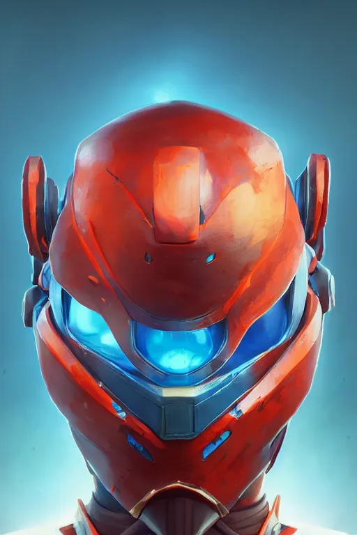 Image similar to epic mask helmet robot ninja portrait stylized as fornite style game design fanart by concept artist gervasio canda, behance hd by jesper ejsing, by rhads, makoto shinkai and lois van baarle, ilya kuvshinov, rossdraws global illumination radiating a glowing aura global illumination ray tracing hdr render in unreal engine 5