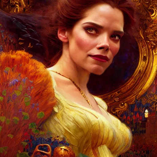 Prompt: portrait of the beast from beauty and the beast. fantasy painting by gaston bussiere craig mullins jc leyendecker gustav klimt artgerm greg rutkowski john berkey, bergey, craig mullins, ruan jia, raymond swanland, tom lovell