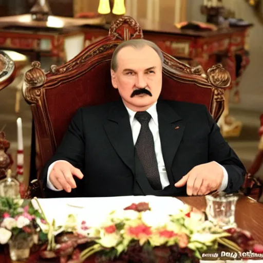 Image similar to Alexander Lukashenko as Vito Corleone