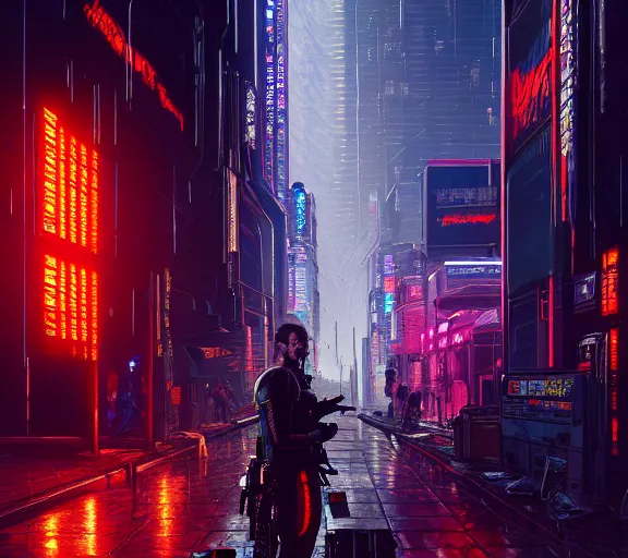 a portrait of a cyberpunk epic Friday night firefight, | Stable ...