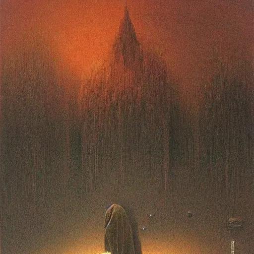 Prompt: ' a cab'an extremely detailed and imagnative album cover by beksinski