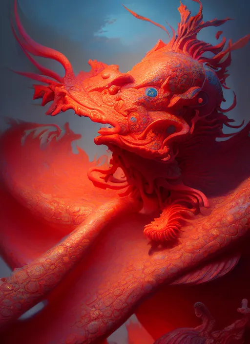 Prompt: subsurface scattering, red, tang dynasty palace, vibrant colors, octane render, jesper ejsing, james jean, tomasz alen kopera, cgsociety, fenghua zhong, makoto shinkai, highly detailed, rim light, art, cinematic lighting, very coherent, hyper realism