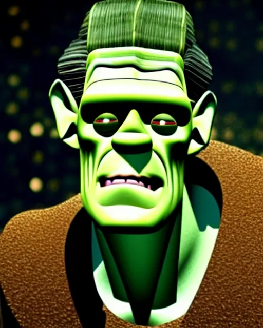 Image similar to beautiful frankenstein, gorgeous frankenstein, handsome frankenstein