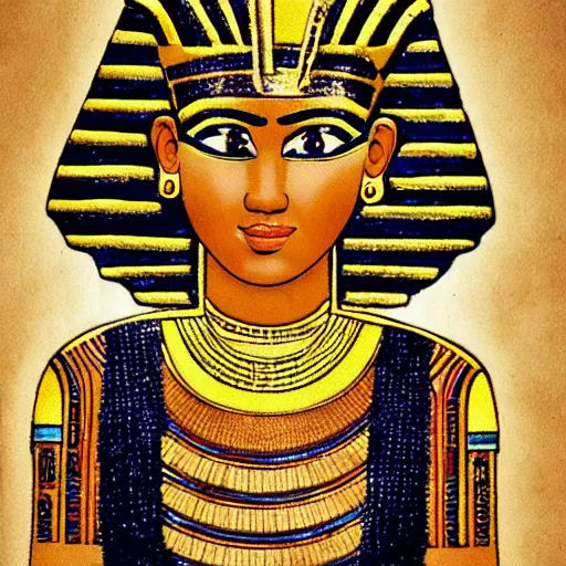 Image similar to Ancient Egyptian Hot Queen Sweating, potrait, Beautiful