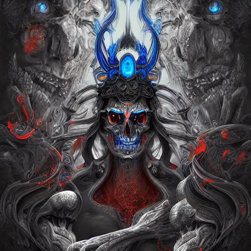 Image similar to hades the game, hyper detailed masterpiece, digital art painting, graphic aesthetic,