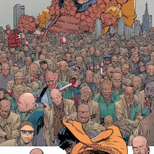 Prompt: an impossible nightmare beyond comprehension, very very detailed, by geof darrow and greg rutowski and bosch