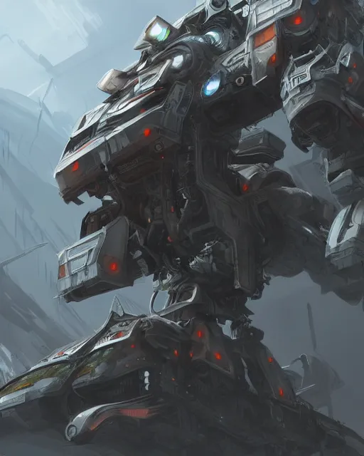 Prompt: Mech Carrier, 4k, Trending on Artstation and CG Society, ultradetailed concept art, anyone know the artist?