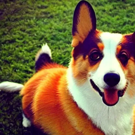 Image similar to corgi dog detective