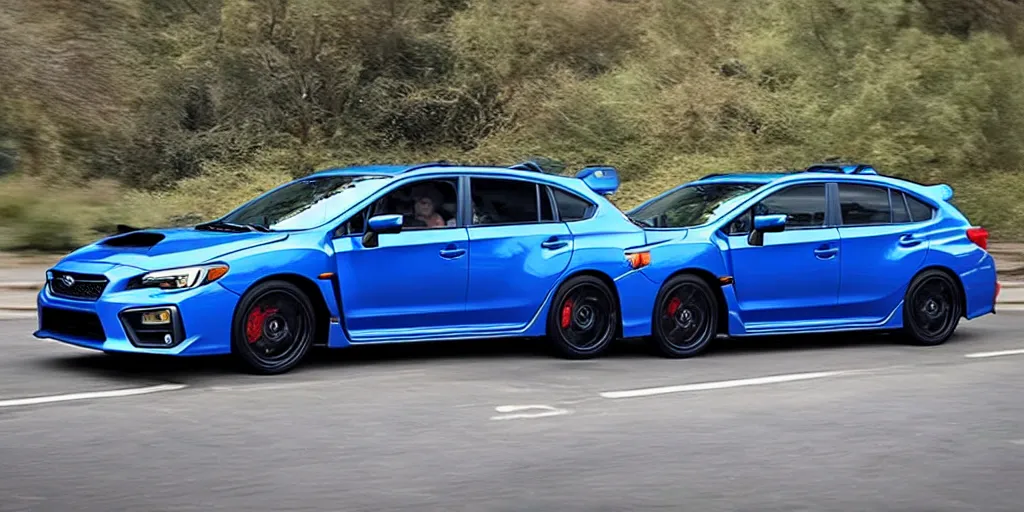 Image similar to “2022 Subaru WRX Wagon, ultra realistic, 4K”