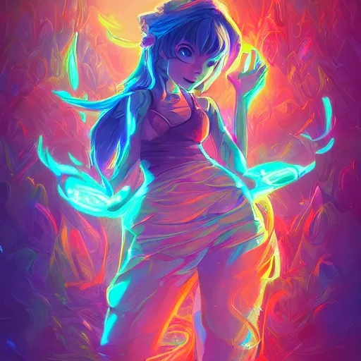 Image similar to skill magic deepdream radiating a glowing aura stuff loot legends stylized digital illustration video game icon artstation lois van baarle, ilya kuvshinov, rossdraws,