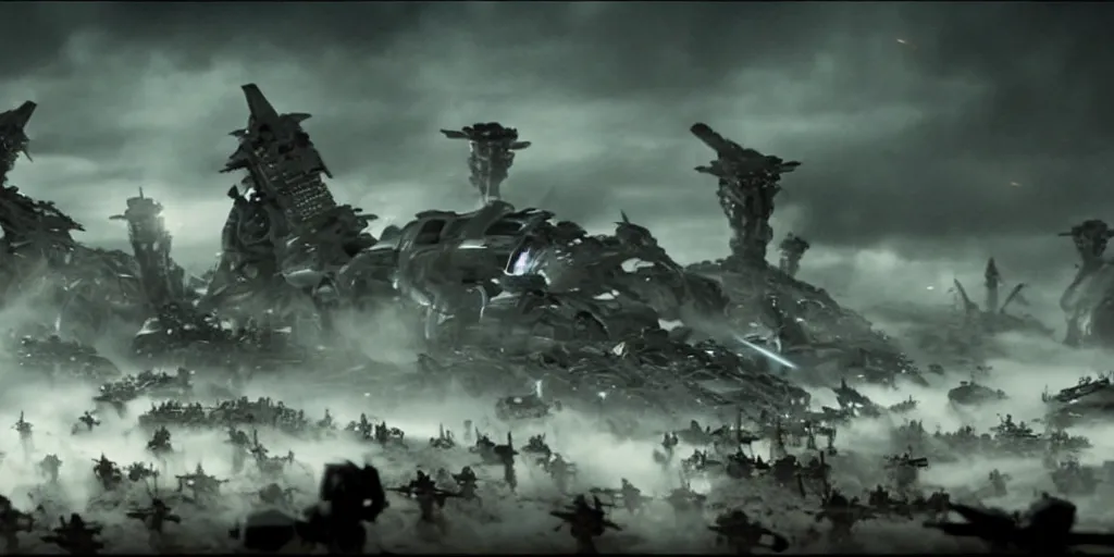 Image similar to film still of closeup futuristic god soldiers fighting in epic war, decimation, dilapidated city by emmanuel lubezki