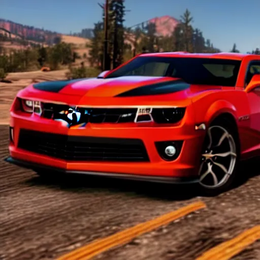 Image similar to 2 0 1 3 chevrolet camaro ss in red dead redemption 2