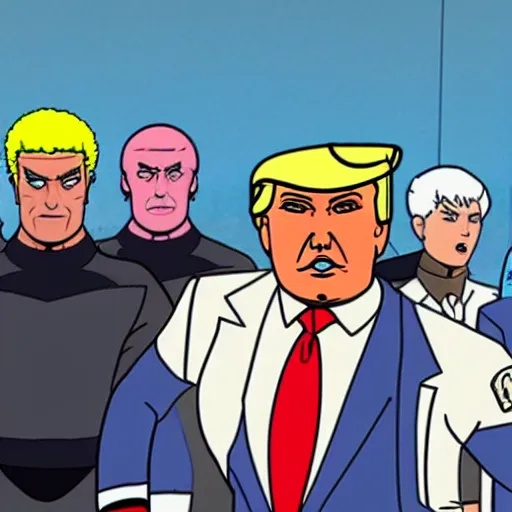 Image similar to trump sealab 2121, adult swim